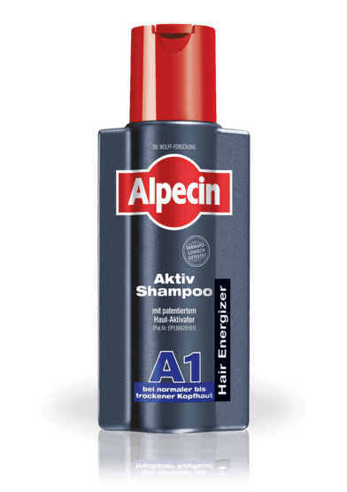 شامپو آلپسین A1 اصل مناسب پوست سر خشک و معمولی ALPECIN A1 Activ Shampoo