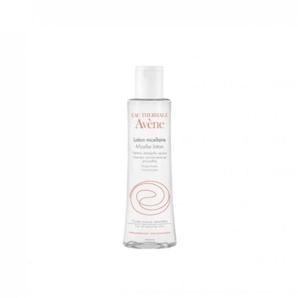 میسلار واتر آرایش پاک کن اون مناسب صورت و چشم و انواع پوست حتی حساس ۲۰۰میل Avene Micellar Lotion