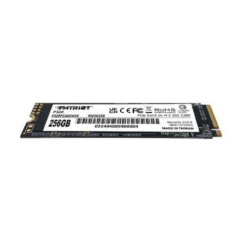 Patriot P320 M.2 2280 PCIe Gen3 NVMe 256GB Internal SSD — تصویر ۷