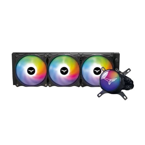 Team Group SIREN GD360E All-in-One ARGB White & BLACK CPU Liquid Cooler — تصویر ۲