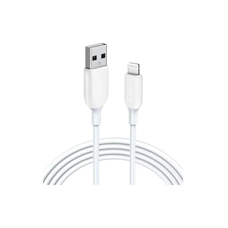 کابل تبدیل USB به لایتنینگ انکر مدل A8813H21 با طول 1.8 متر