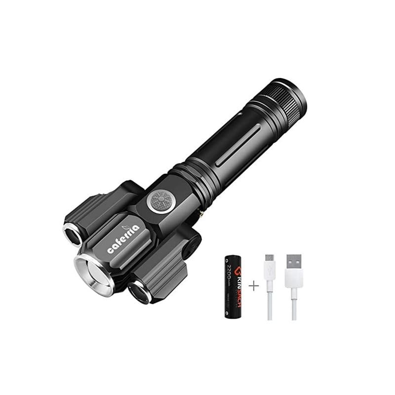 چراغ قوه سه لامپه مدل electric torch