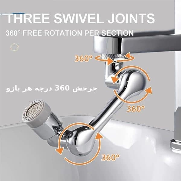 سرشیر متحرک استیل بازویی درجه 1 — تصویر ۸