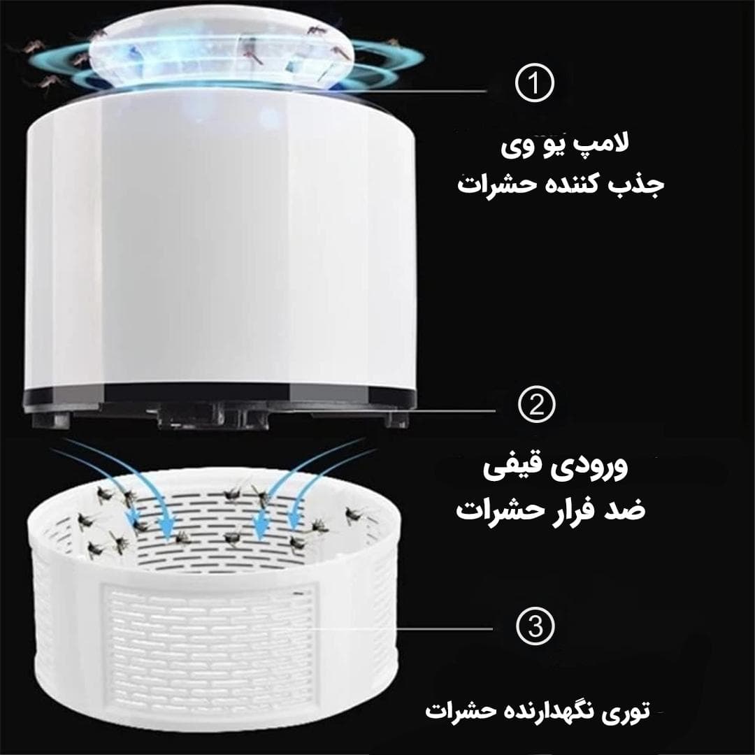حشره کش برقی خانگی مکشی O443 — تصویر ۱۱