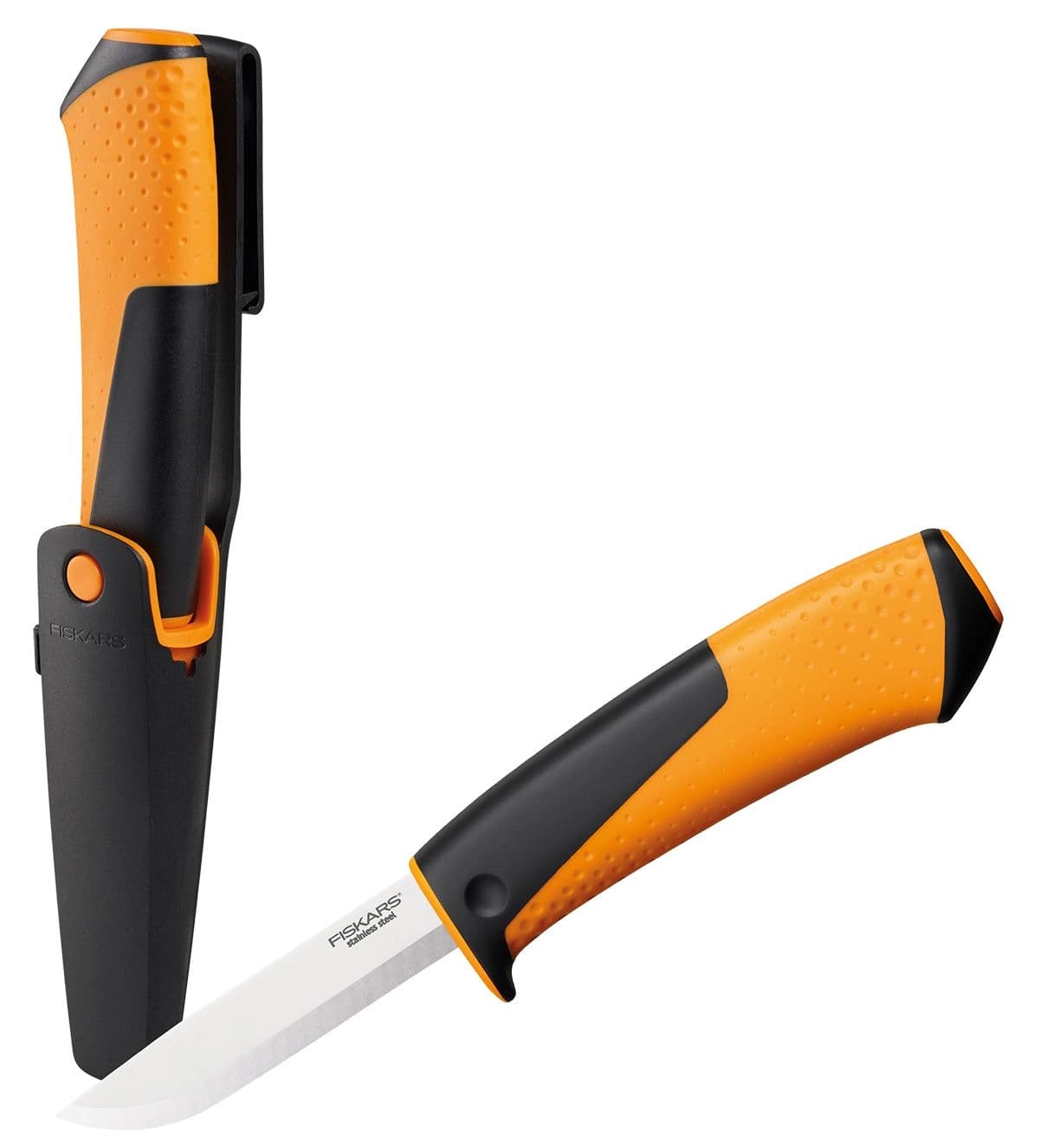 چاقوی همه‌کاره فیسکارس با تیزکن داخلی مدل Fiskars universal knife with sharpener — تصویر ۳