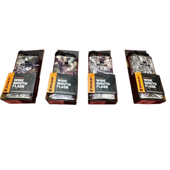 قمقمه کتابی استنلی طرح استتار Stanley Wide Mouth Flask Mossy OAK 230 CC — تصویر ۳