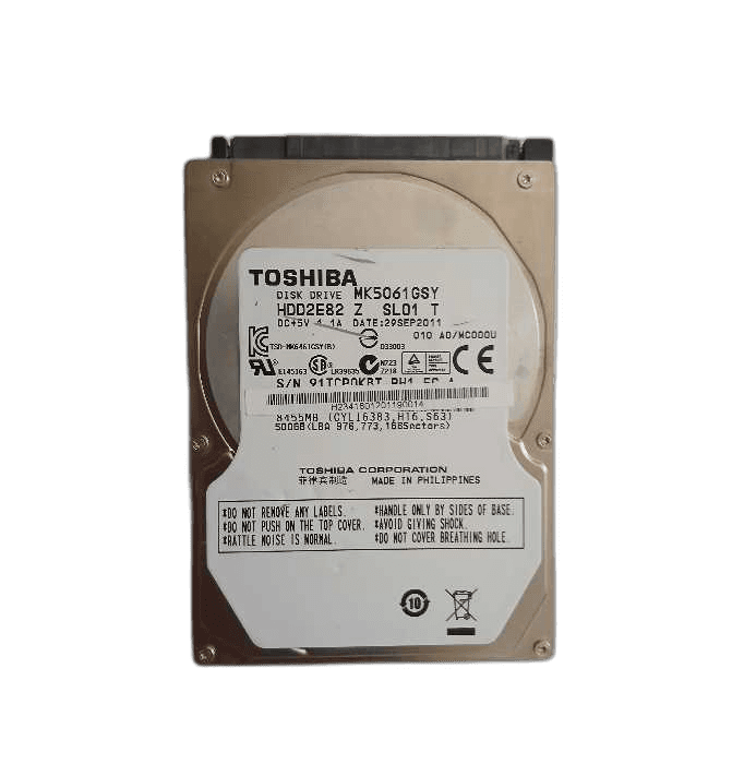 هارد دیسک اینترنال توشیبا Toshiba ظرفیت 500 گیگابایت کارکرده — تصویر ۴