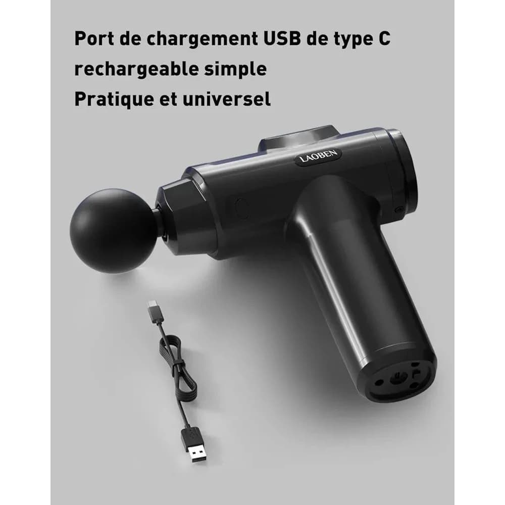 ماساژور تفنگی Laoben Massage Gun — تصویر ۵