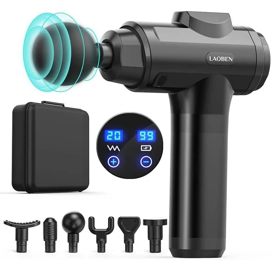 ماساژور تفنگی Laoben Massage Gun — تصویر ۳