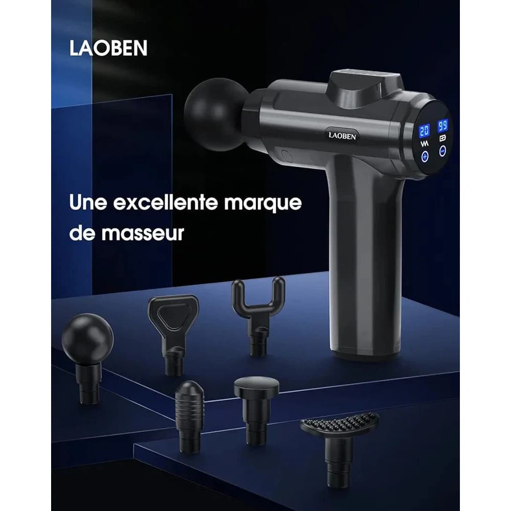 ماساژور تفنگی Laoben Massage Gun — تصویر ۴