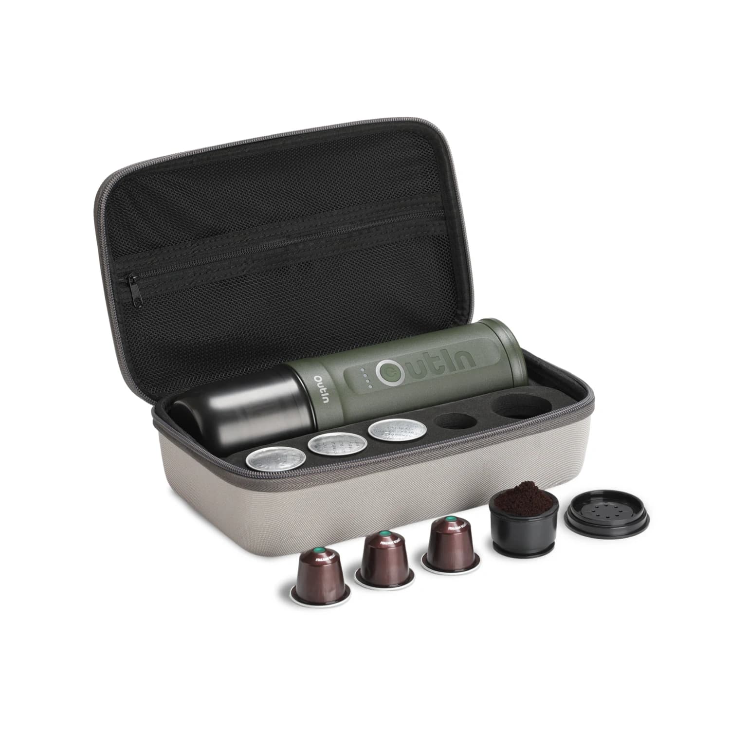 اسپرسوساز شارژی اوتین مدل نانو همراه با کیف محافظ – Outin Nano Portable Espresso Machine — تصویر ۳