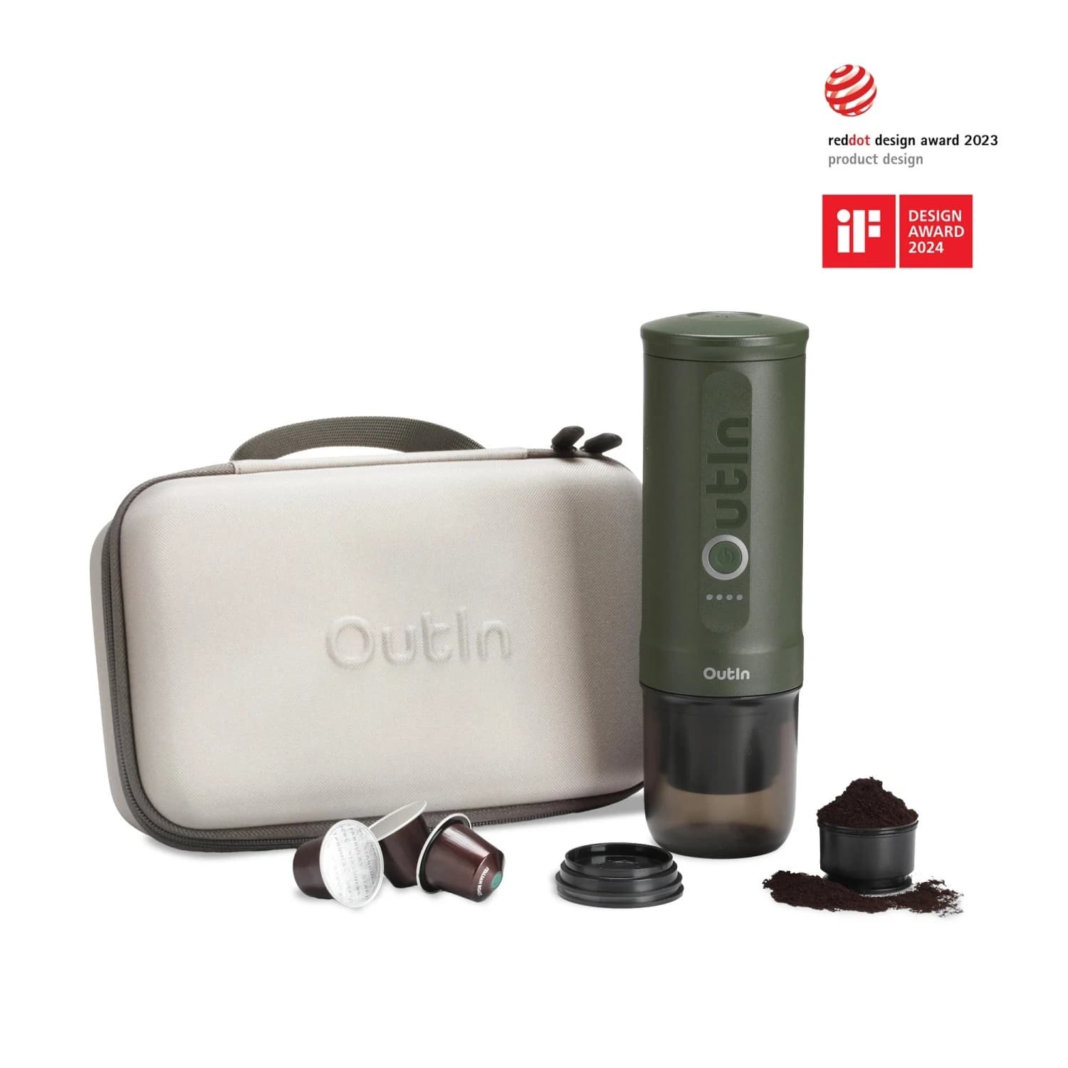 اسپرسوساز شارژی اوتین مدل نانو همراه با کیف محافظ – Outin Nano Portable Espresso Machine