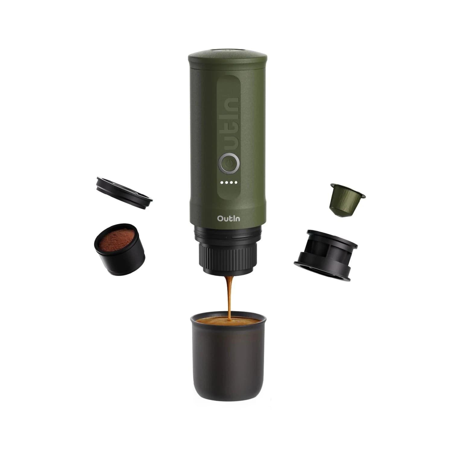 اسپرسوساز شارژی اوتین مدل نانو Outin Nano Portable Spresso Machine — تصویر ۴