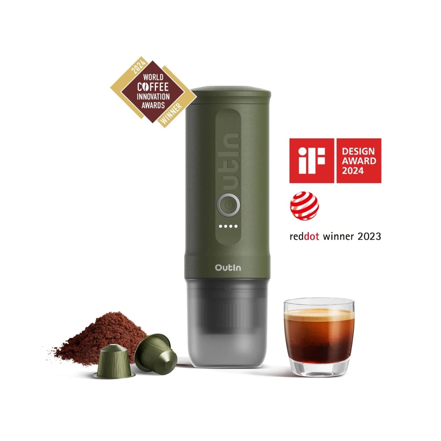 اسپرسوساز شارژی اوتین مدل نانو Outin Nano Portable Spresso Machine