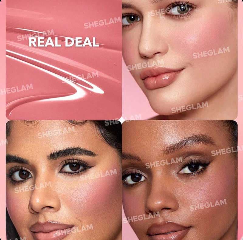 رژگونه مایع شیگلم رنگ Real Deal — تصویر ۹