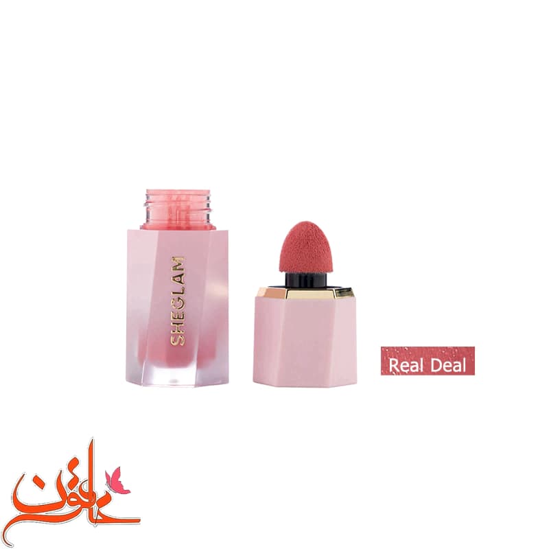 رژگونه مایع شیگلم رنگ Real Deal — تصویر ۵