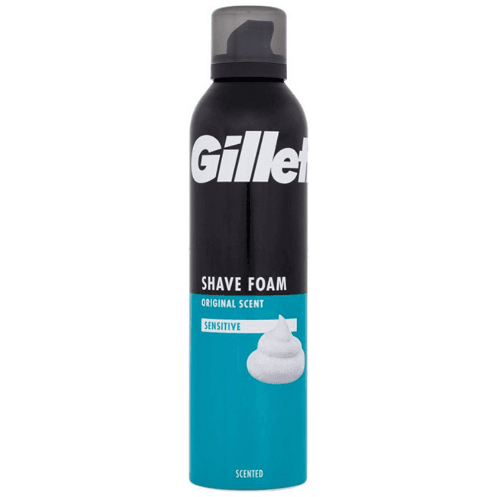 فوم اصلاح ژیلت مدل Orginal Scent Sensitive اورجینال — تصویر ۳