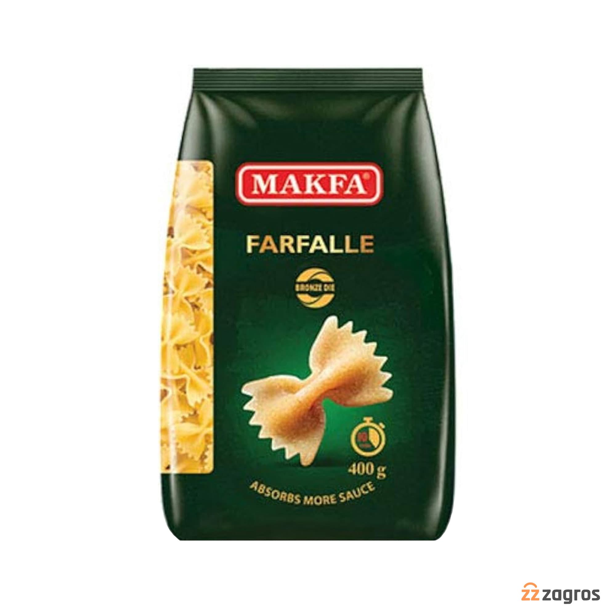 پاستا ماکفا Makfa فرم پروانه ای 400 گرم
