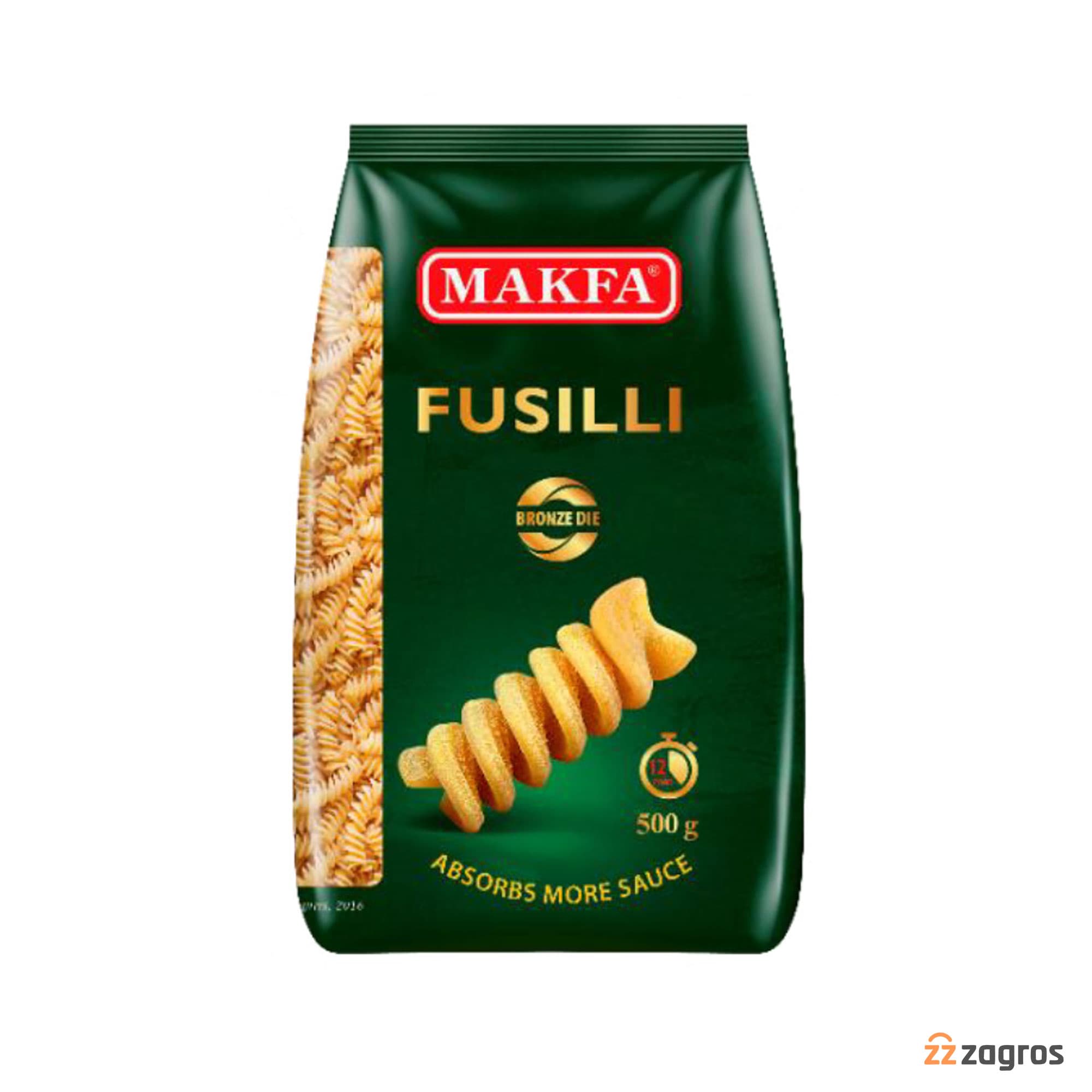 پاستا ماکفا Makfa فرم فوسیلی 500 گرم — تصویر ۳