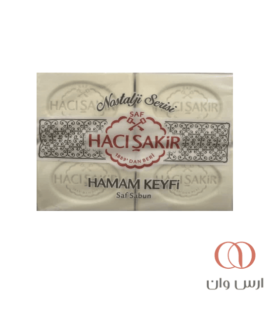 صابون حاجی شاکر مدل Hamam Keyfi بسته 4 عددی — تصویر ۳