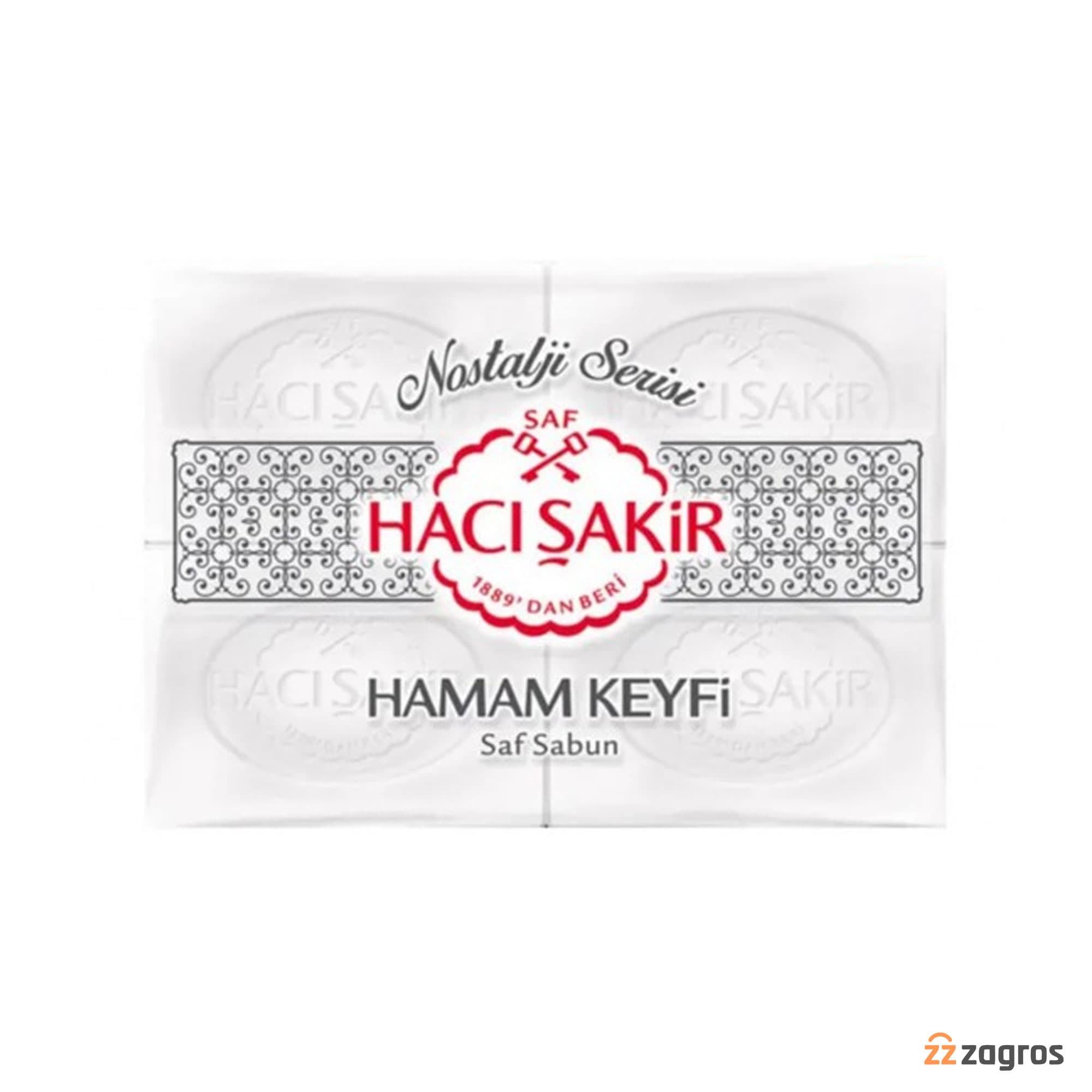 صابون حاجی شاکر مدل Hamam Keyfi بسته 4 عددی — تصویر ۴