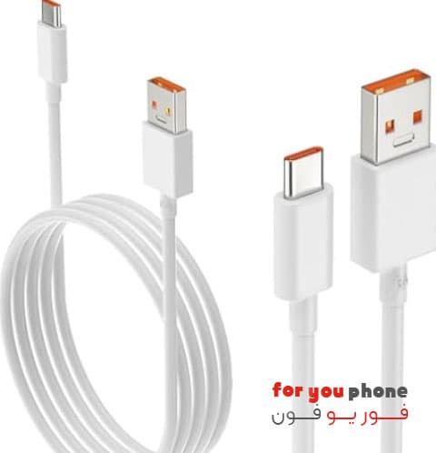 کابل شارژ ۶۷ وات شیائومی USB به Type-C با قابلیت Turbo Charge