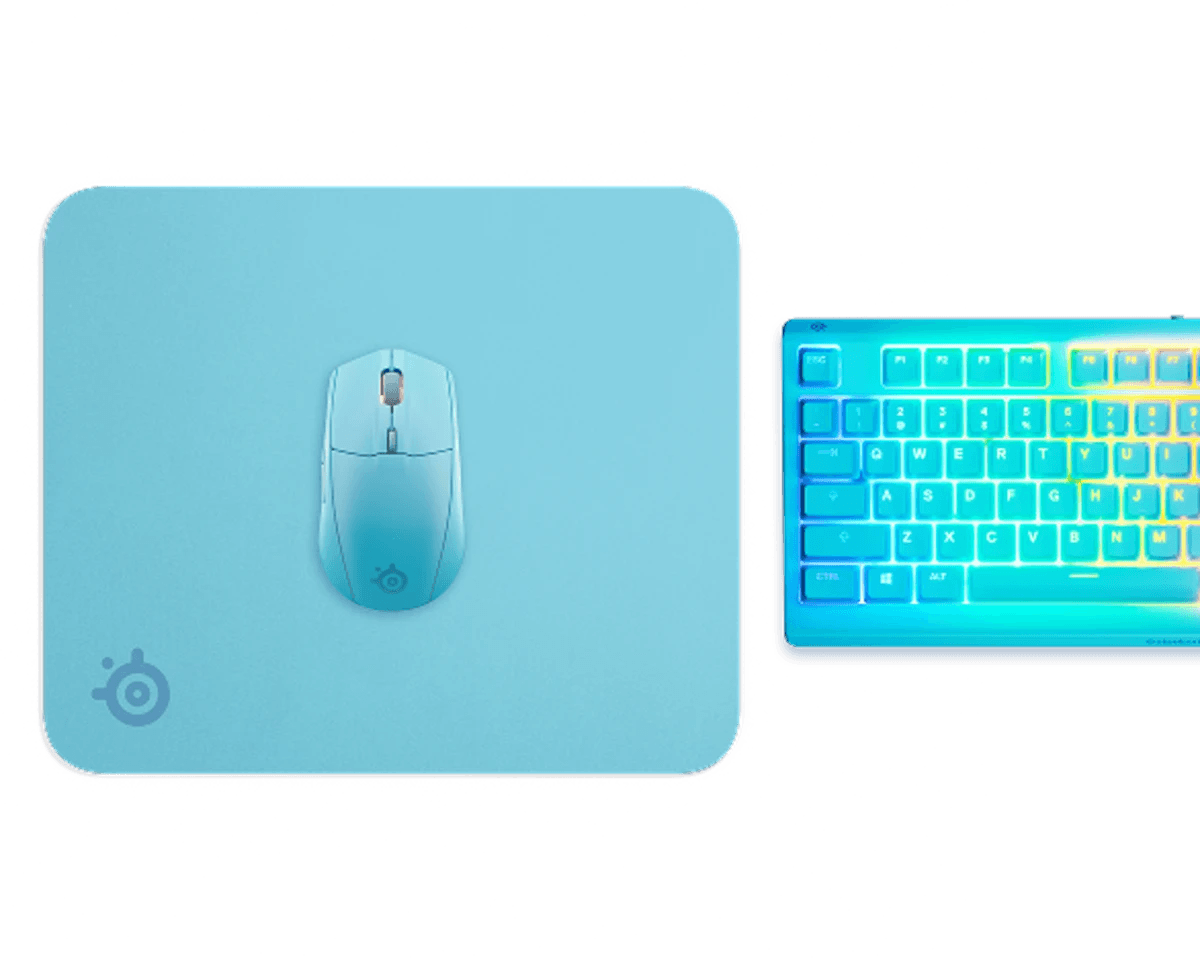 پد موس SteelSeries QcK Cloth Size L Aqua — تصویر ۷