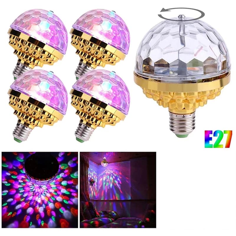 لامپ رقص نور مدل گردان کد FULL ROTATING LAMP E27 — تصویر ۴
