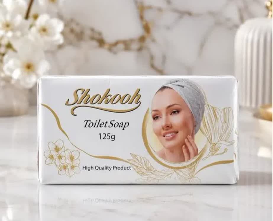 صابون شکوه بهداشتی طرح لوکس – 125 گرم