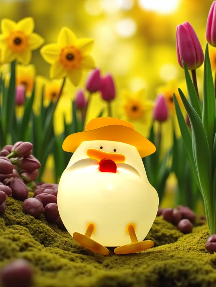 چراغ خواب سیلیکونی جوجه اردک مناسب کودک و بزرگسال