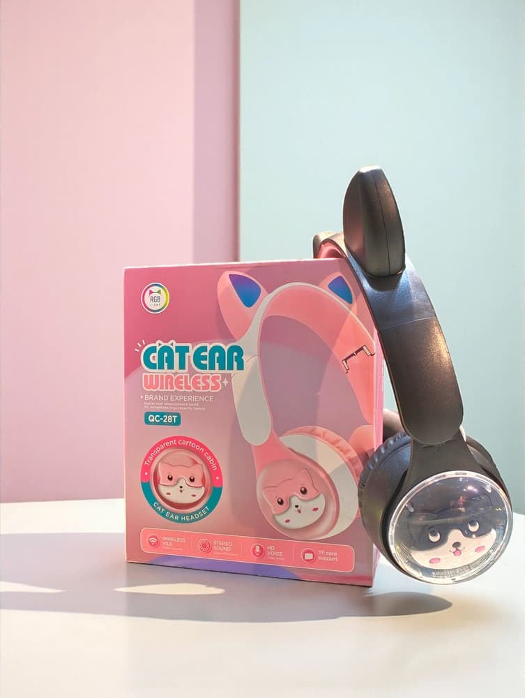 هدغون هدست cat ear مدل qc-28t