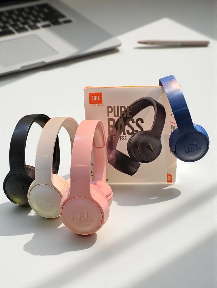 هدفون بی‌سیم JBL Pure Bass مدل Tune 510bt Wireless New Black