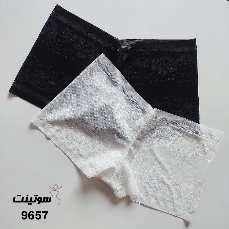 شورت توری زنانه فانتزی لیزری 9657 — تصویر ۶