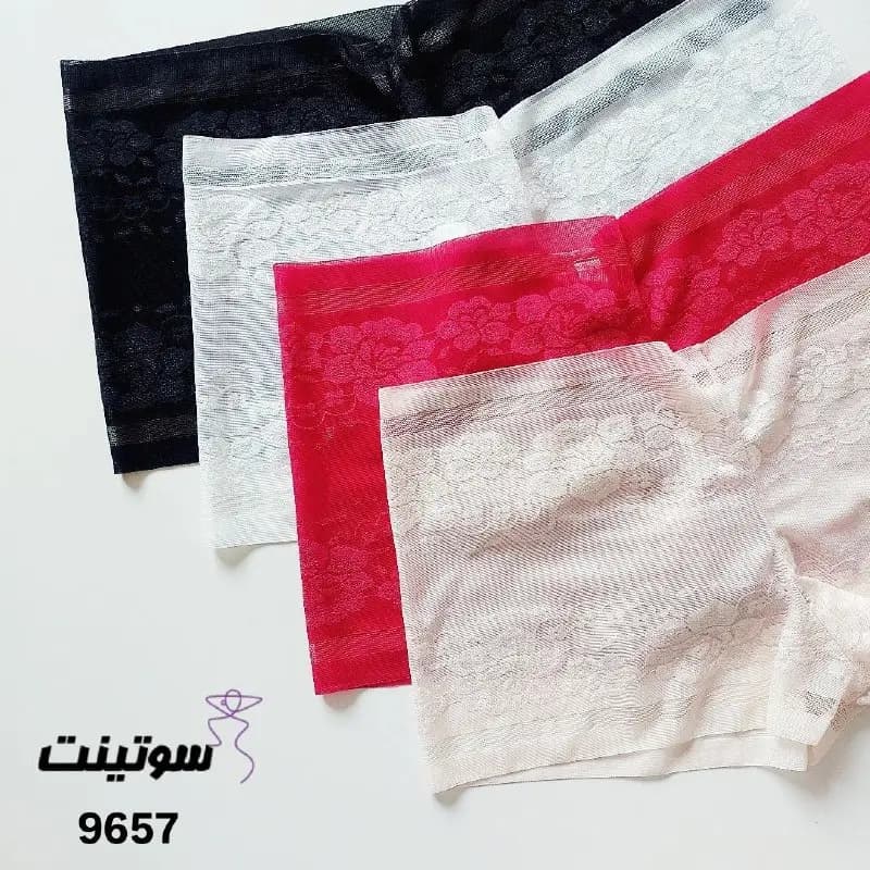 شورت توری زنانه فانتزی لیزری 9657 — تصویر ۴