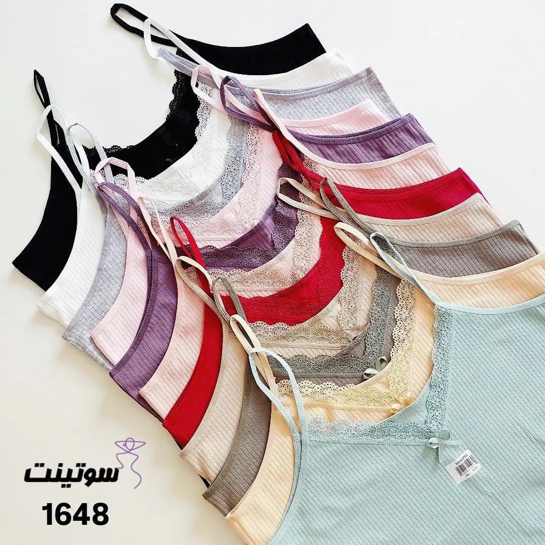 تاپ کبریتی بندی زنانه نخی 1648 — تصویر ۶