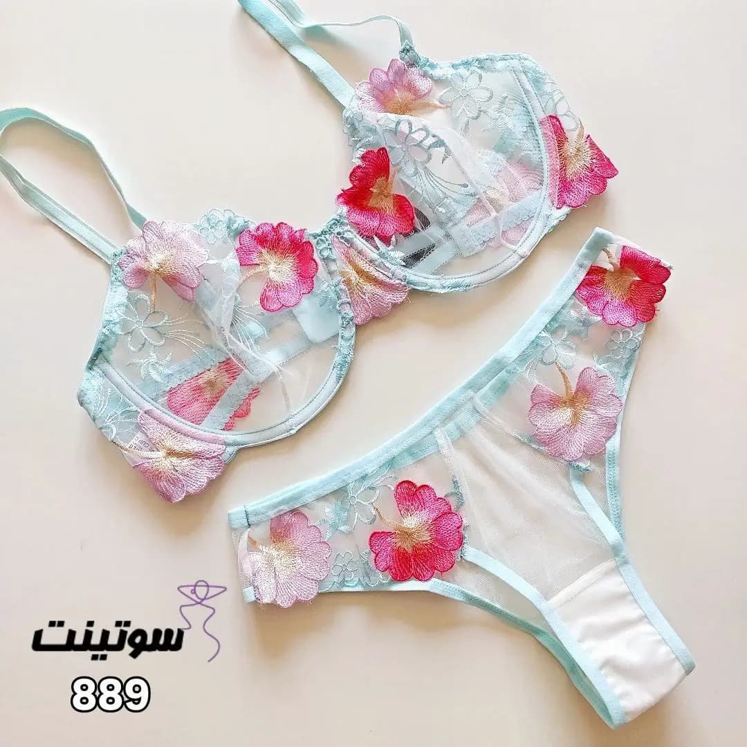 ست لباس زیر نوشه پوش کد 889-29 — تصویر ۶