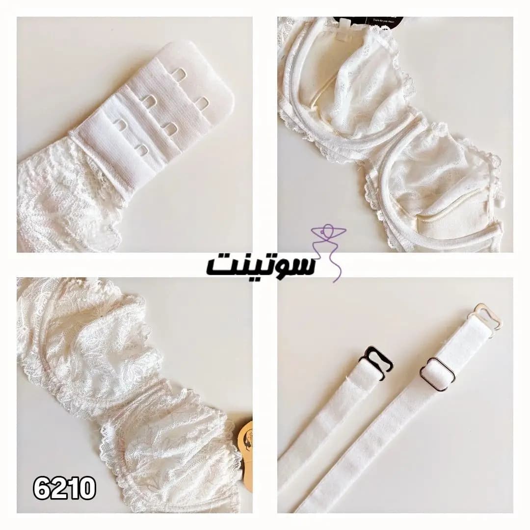 ست لباس زیر زنانه گیپوری کد 6210 — تصویر ۱۰