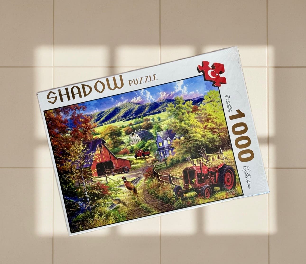 پازل 1000 قطعه برند SHADOW طرح پاییز در مزرعه