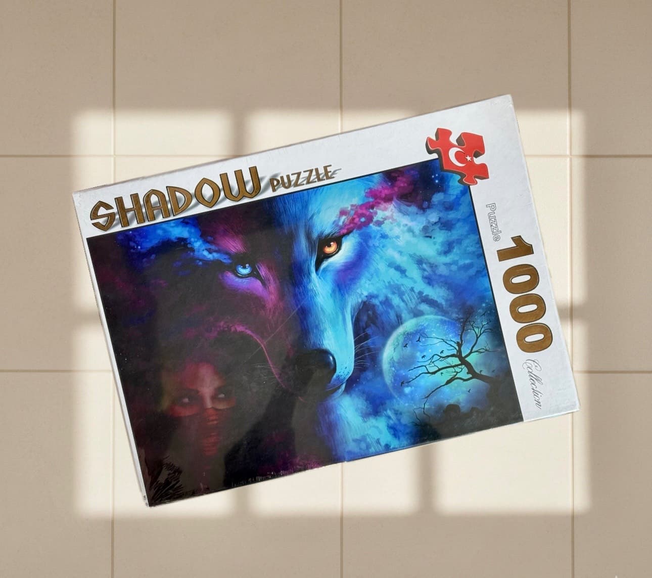 پازل 1000 قطعه برند SHADOW طرح گرگ کهکشانی
