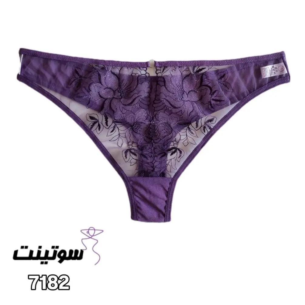 ست لباس زیر زنانه توری فانتزی کد 7182 — تصویر ۱۲