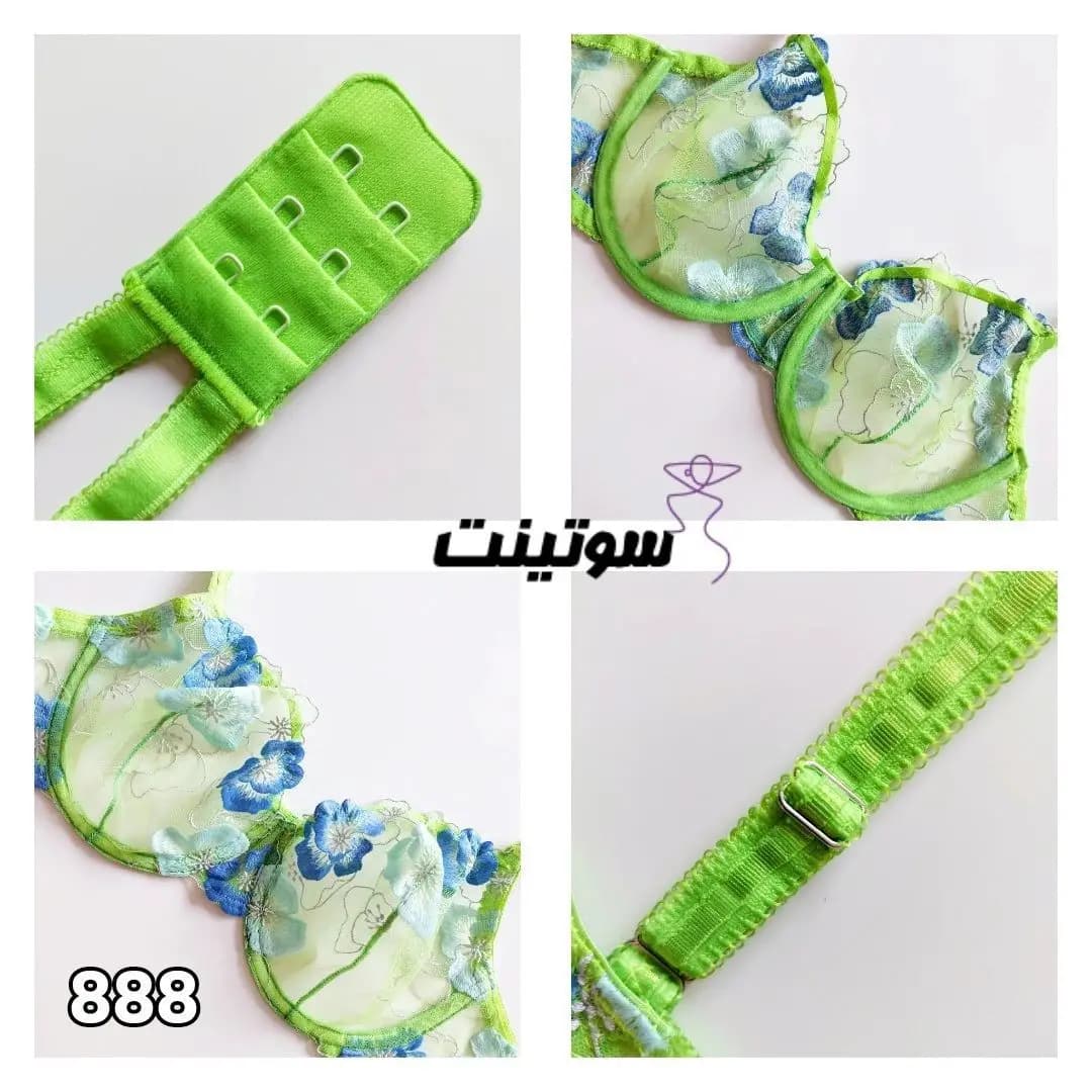 ست شورت و سوتین توری فانتزی 888-29 — تصویر ۶