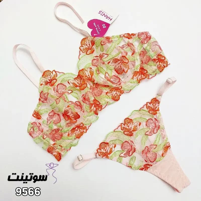 ست لباس زیر توری فانتزی 9566 — تصویر ۸
