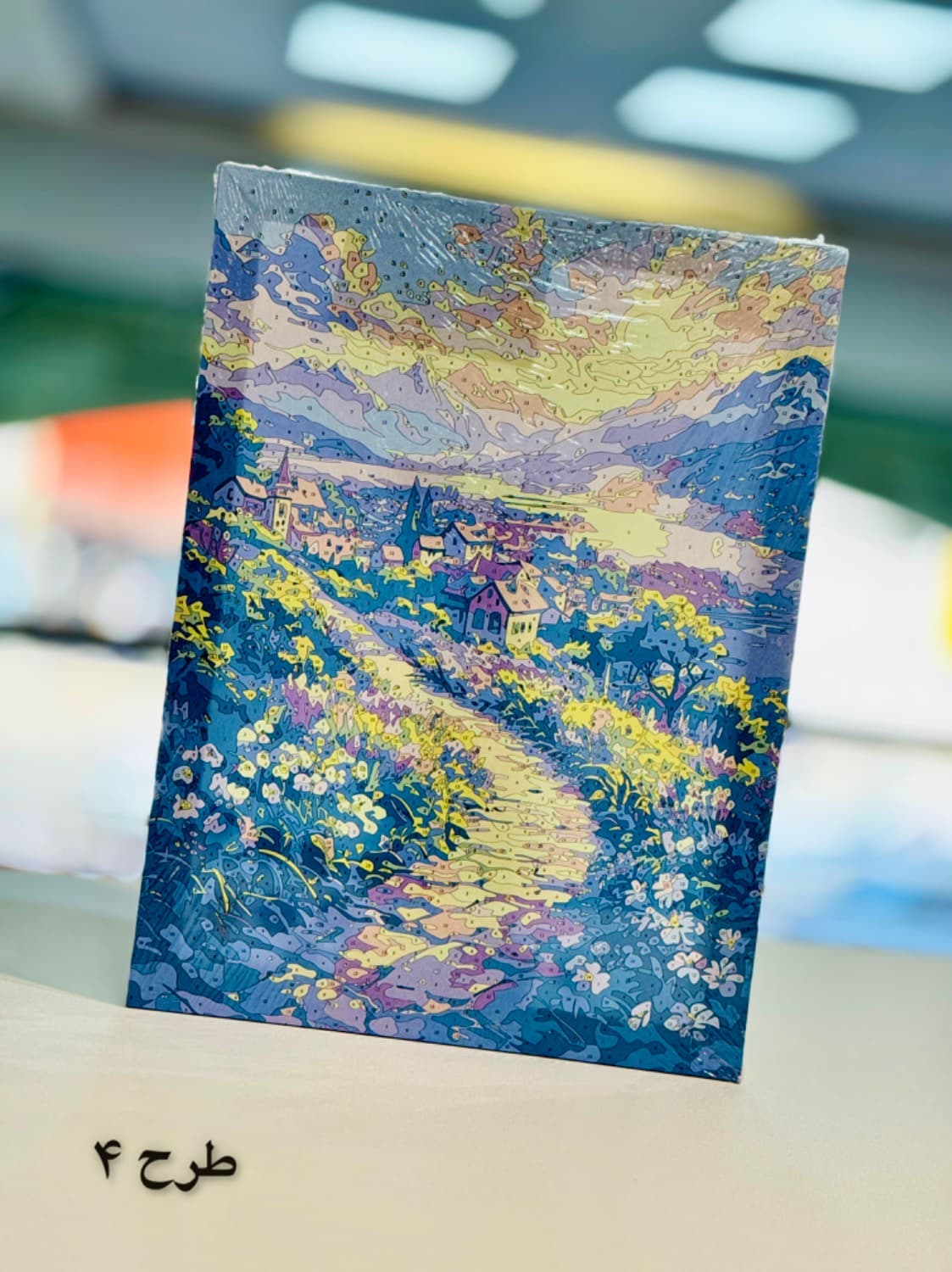 بوم نقاشی آبرنگی سایز 40*30 (آماده رنگ آمیزی) — تصویر ۵