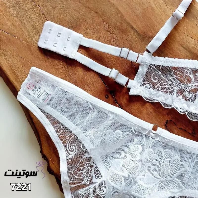 شورت و سوتین توری زنانه فانتزی 7221 — تصویر ۶