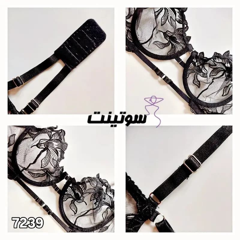 ست شورت و سوتین توری فانتزی 7239 — تصویر ۵