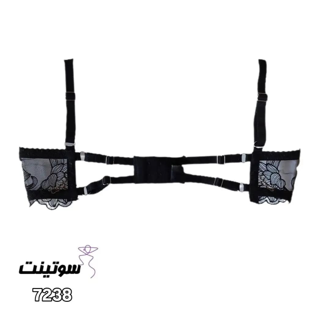 ست لباس زیر توری گلدار میسا 7238 — تصویر ۴