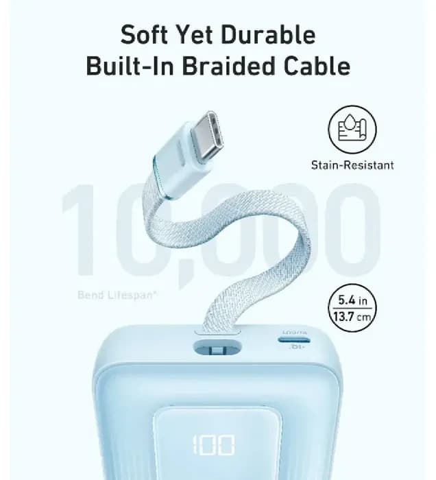 پاوربانک 30W انکر مدل A1688 ظرفیت 10000 میلی آمپر ساعت — تصویر ۶