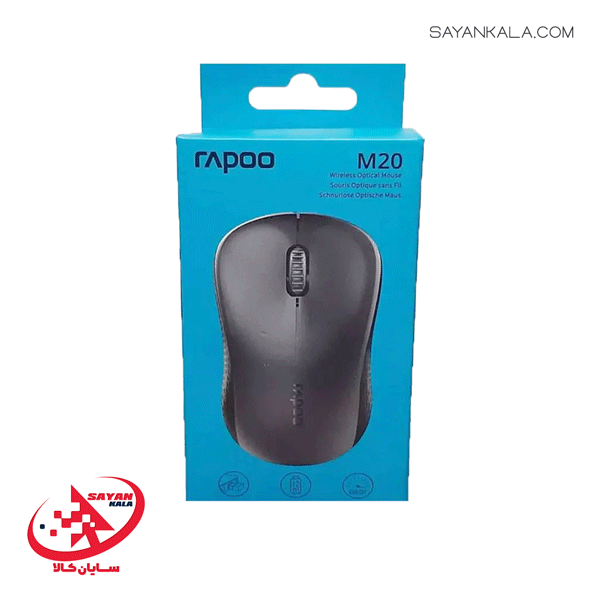 ماوس رپو مدل MOUSE RAPOO M20 BLACK
