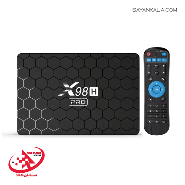 اندروید باکس مدل ANDROID BOX X98H PRO TV BOX 4GB 32GB — تصویر ۲