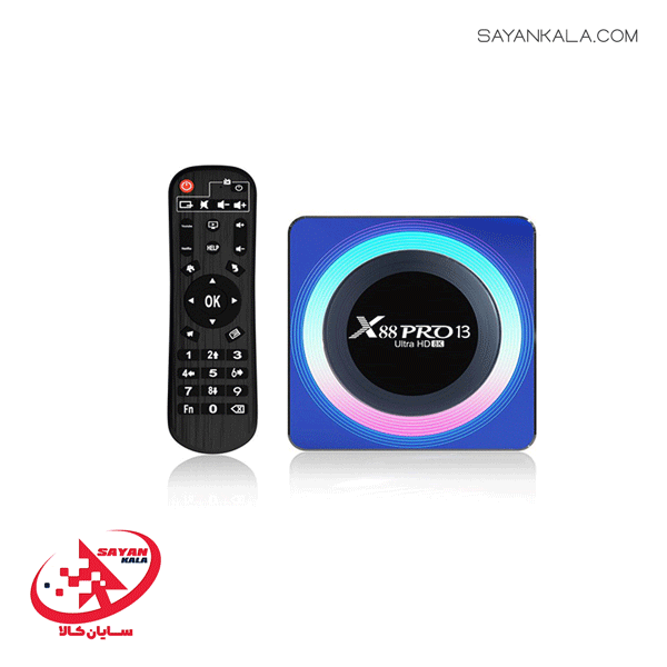 اندروید باکس مدل ANDROID BOX X88 PRO 13 BLUE 4GB 32GB